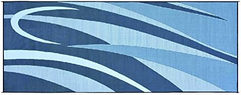 Stylish Camping Ming's Mark 142.153 GC1 Black/Silver 8' x 20' Graphic Mat by StylishCamping
