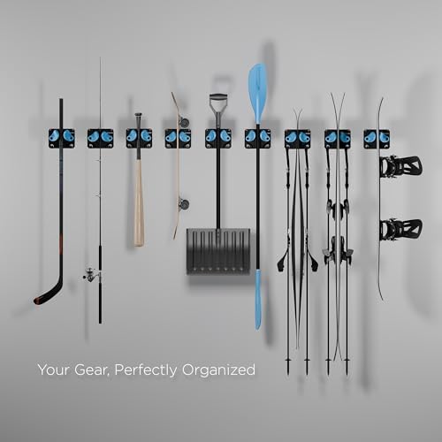 Gravity Grabber, The OG - Ski & Snowboard Wall Mount, Indoor Garage & Home Storage Organizer, Damage-Free Grip, Holds Skis/Boards/Poles/More, Space-Saving Premium Gear Rack, (Carbon 3-Pack) - Image 5