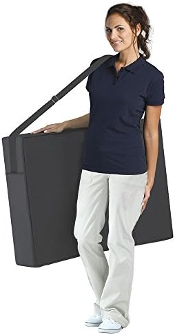 Deluxe Portable Massage Table Carrying Case – Heavy-Duty Nylon Travel Bag with Shoulder Strap & Multiple Storage Pockets – Fits Most Standard Folding Massage Tables – Black (30") - Image 2