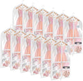 Univivi 40 Inch Dance Costume Garment Bags for Dancers, Clear, 12 Pack by Univivi