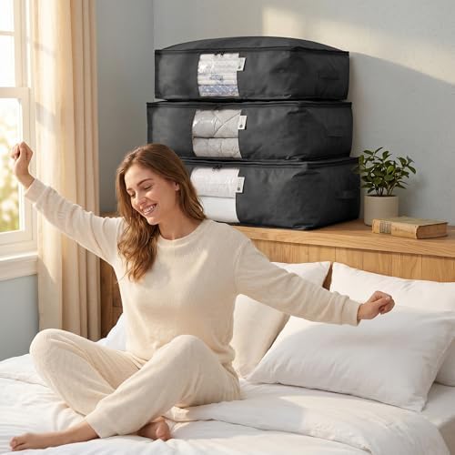 Storage Bags for Comforter, Clothes & Bedding Sets With Cedar Protection - Image 7