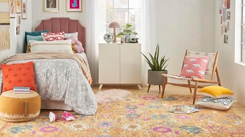 Nourison Home Passion Sunburst 8' x 10' Area Rug - Easy Clean, Non Shedding, Bed Room, Living Room, Dining Room, Kitchen (8' x 10') - Image 3