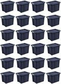 Sterilite Latching Tuff1 Tote Containers w/Lids, 18 Gallon, 24-Pack by Sterilite
