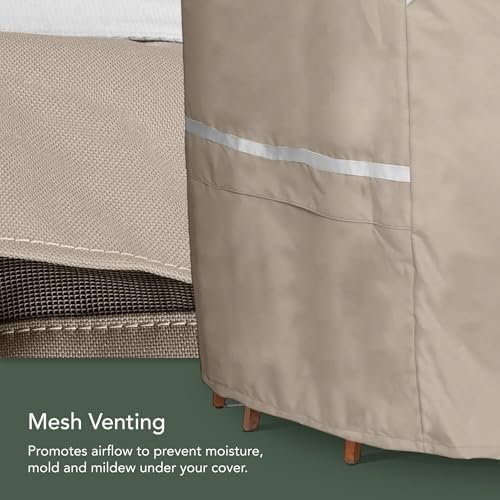 Covermates Prestige Serving Cart Cover, Polyester, 50W x 30D x 34H, Clay - Image 5