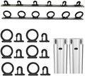 DU-BRO Fishing 1080 Trac-A-Rod Storage System, 2 ft, Silver/Black by Unknown