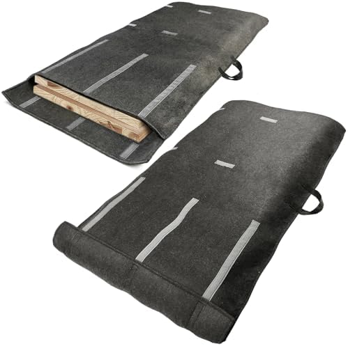Table Leaf Storage Bag Padded 2 Pack, Adjustable, 51x24in by OfficeDrawerOrganizer