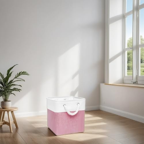 Cube Storage Bins 13 x 13, 6 Fabric Foldable Organizer - Image 5
