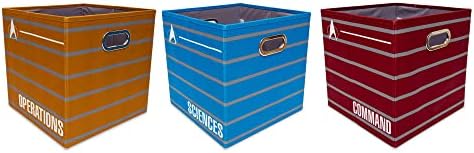 Star Trek: The Next Generation 13-Inch Fabric Storage Bin Cube Organizers, Set of 3 - Image 2