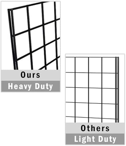 Grid Wall Commercial Grade Gridwall Panels – Heavy Duty Grid Panel for Any Retail Display Wall Grid 2' Width x 6' Height, White (Pack of 3) - Image 6