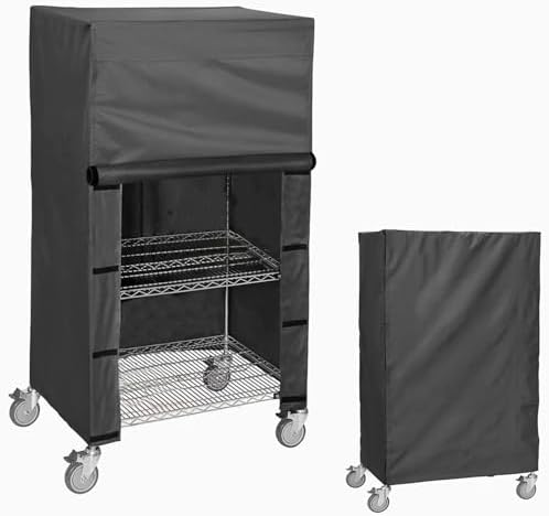 Shelving dust Cover, Fits 60" W x 24" D x 72" H Warehouse Shelves by ZYSUOR
