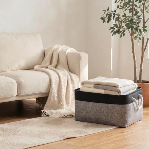 15.7x11.8x8.26 Inch Fabric Large Storage Bins with Handles 6 Pack - Image 6
