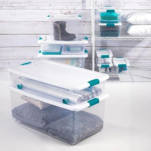 Sterilite Latch Lid Tote Storage Containers, 15 & 25 Qt, 12-Pack & 6-Pack - Image 5