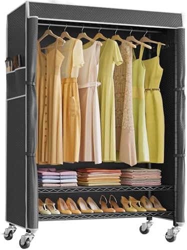 VIPEK R3C Portable Closet for Hanging Clothes Rolling Rack with Cover by VIPEK