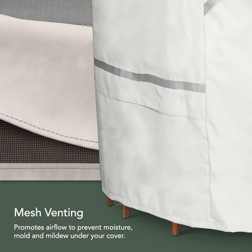 Covermates Prestige Serving Cart Cover, Polyester, 50W x 30D x 34H, Stone - Image 5