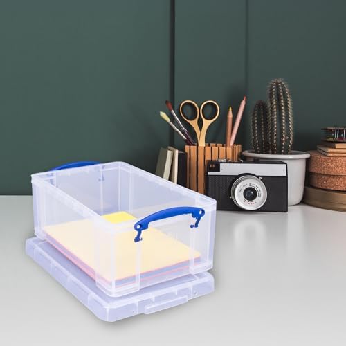 Really Useful Box Stackable 9 Liter Plastic Storage Container, 3 Pack - Image 5