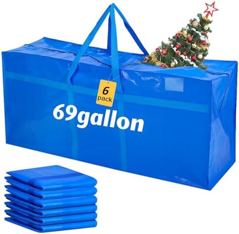 Windyun 4 Pack 69 Gallon Extra Large Moving Bags XXL Heavy Duty Storage Bag - Image 2
