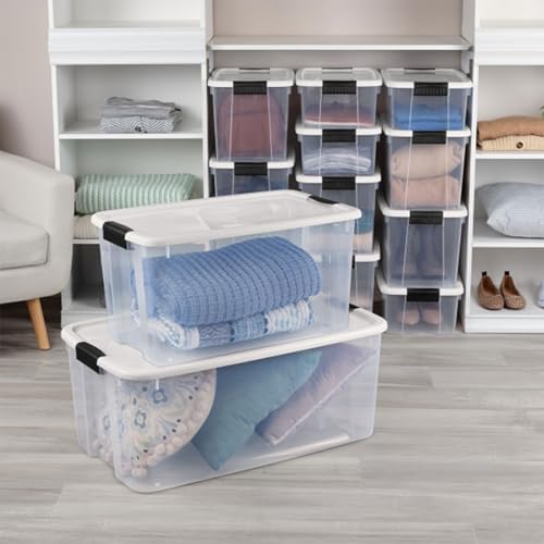 Sterilite Ultra Latch Box with Lids for Home and Office, 70 Quart, 4-Pack - Image 6