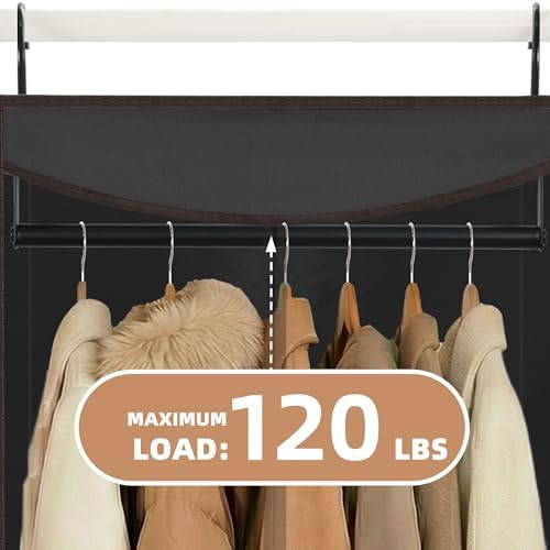 STORAGE MANIAC Garment Bags for Hanging Clothes, 57-Inch, Black, 2-Pack - Image 3