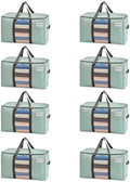 VENO 8 Pack Heavy Duty Moving Bags w/Clear Window,Extra Large Storage Bag by Veno