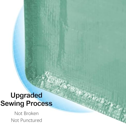 6 Pack Heavy Duty Extra Large Moving Bags W/Backpack Straps - Strong Handles & Zippers, Storage Totes For Space Saving, Fold Flat, Alternative to Box and Bin (40 gal, Teal) - Image 7