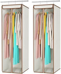 Univivi Garment Bags for Hanging Clothes, Cloth Bag 54 In, 2 PCS, Beige by Univivi