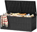 Devoko 230 Gallon Deck Box Resin Outdoor Storage Box Waterproof by DEVOKO