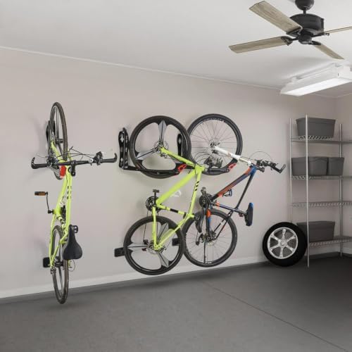 Ultrawall BIKEPAL Swivel Bike Racks, No Lift Wall Mounted Bike Rack Storage - Image 5