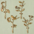 4 Pack Vintage Bird Hooks for Wall Decorative Hooks,5.9 to 6.7 in by Unknown