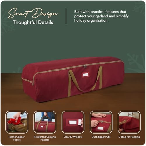 Covermates Christmas Tree Storage Bag, Red - Image 4