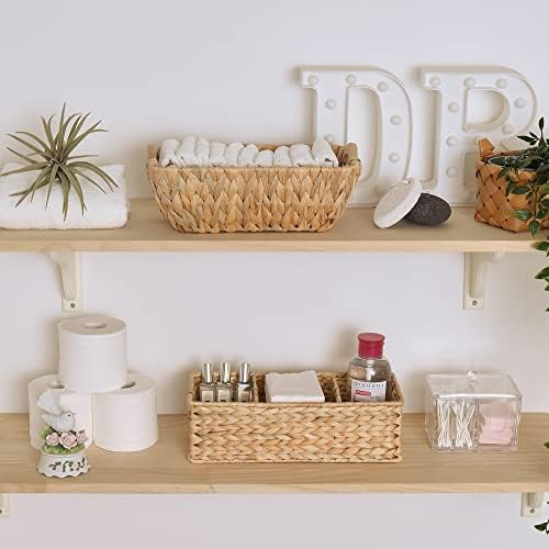 StorageWorks Water Hyacinth Wicker Baskets - Image 6