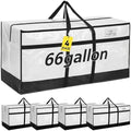4 Pcs 66 Gallon Extra Large Moving Bags Heavy Duty Storage Bag by Clysee
