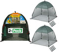 Nuvue Products 24200, 22" x 22" x 22", 2 Pack Bug ' n Shade Cover, Green by NuVueProducts