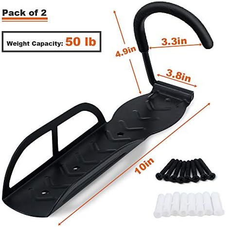 Wallmaster Bike Storage Rack for Garage, Wall Mount Bicycles Hanger - Image 5