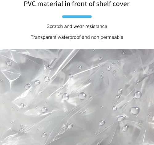 Storage Shelf Dust Cover, Fits 36"x16"x72" Shelving Unit - Image 4