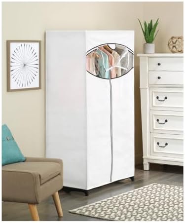 Whitmor White, Clothes Closet Fabric Cover, 36" - Image 3