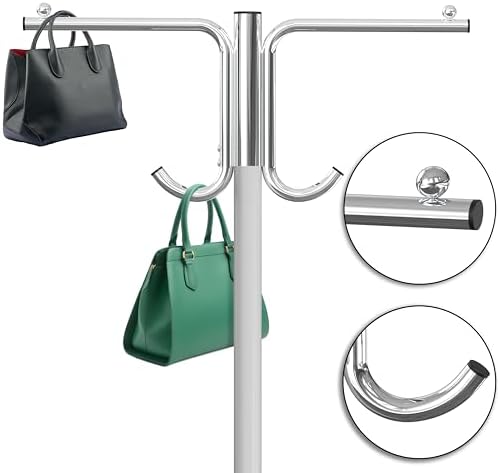 Simple Houseware Industrial Grade Z-Base Garment Rack w/Cover Tube Bracket - Image 5
