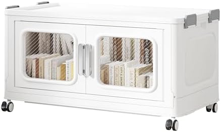 BROVIEW 150 Qt/38 Gal Stackable Storage Bins with Lids, 1 Pack, White by BROVIEW-EnjoytheArtofLife