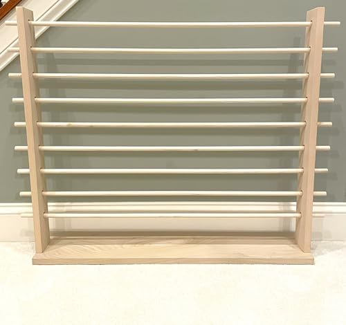 Desktop Station for the Storage and Dispensing of Gift Wrapping Paper, Ribbons, Cellophane, Vinyl Rolls, Paper, Maps Etc. Holds 9 Rows. Designed for 30” rolls. - Image 2