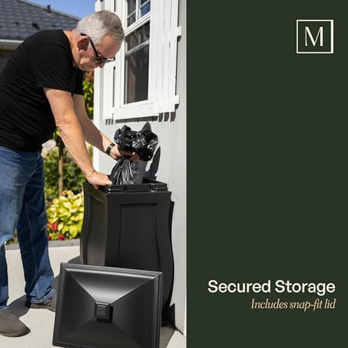 Mayne Mansfield Outdoor Storage Box, Deck Box for Patio, Black - Image 5