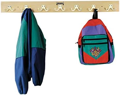 Jonti-Craft 0767JC Wall Mount Coat Rail, 7 Hooks, Small - Image 5