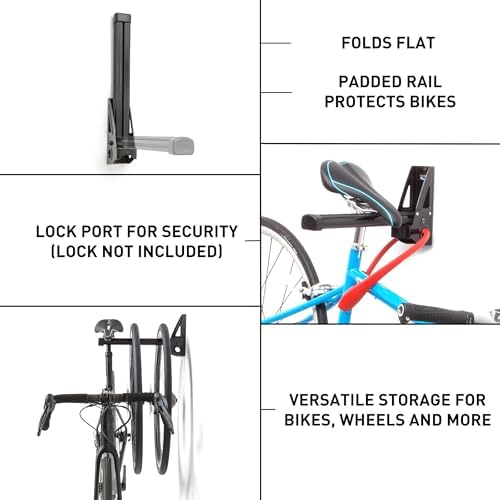 Feedback Sports Velo Wall Post Bike Storage Mount + Bike Wheel Storage - Image 6
