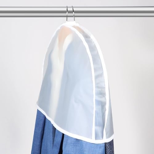 Zilink Shoulder Covers for Clothes Garment Covers for Hanging Dress, 30Pack - Image 3