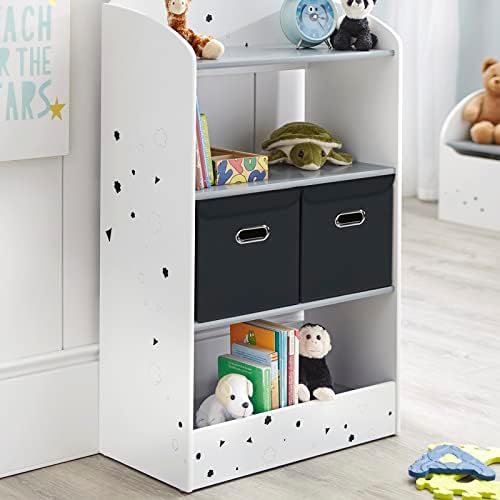 Closet Organizers Fabric Storage Bins With Lids Collapsible Cube Storage Organizer Basket With Handles,Storage Boxes for Clothes Storage,Office,Laundry,Shelves,6 Pack,（Black - Image 4