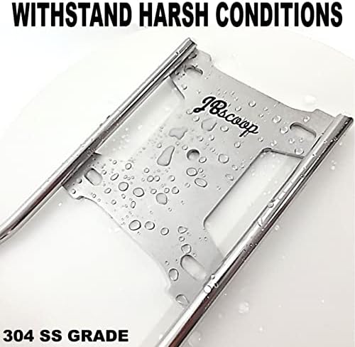 JBscoop Large Stainless Steel Hose Holder, Heavy Duty Hose Hanger (1) - Image 4