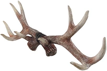 Zeckos 17 inch Lifelike Deer Antler Rack Decorative Hunting Cabin Natural Wall Hook - Image 2