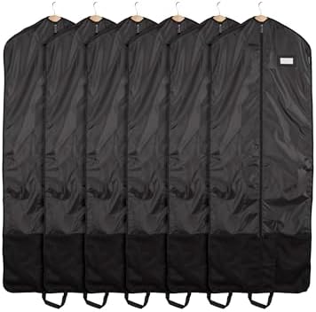Covermates Deluxe Garment Bag Set for Closet Storage & Travel, 24"W x 64"L by Covermates
