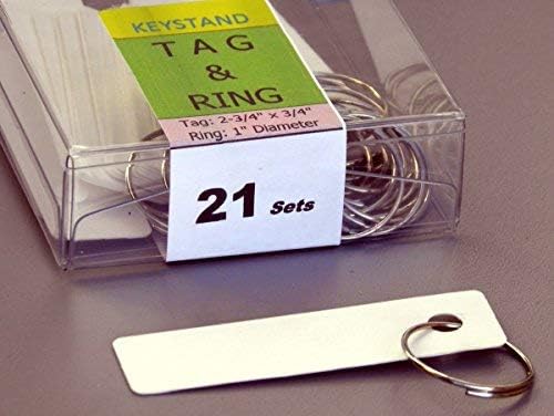 Key Rack #18PGS Key Rack with 18 Numbered Hooks for Small Businesses or Residential (18 Sets of Tag & Ring Included) - Made in USA - Image 4
