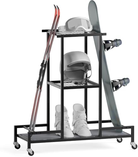 Standing Ski Storage Rack by Unknown