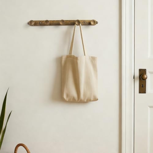 Coat Hook Wall Mounted, Antique Brass Zinc Alloy with 5 Hooks - Image 7
