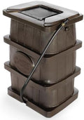 FCMP Outdoor Slim Line Design Rain Barrel, 45 Gallon, Brown by FCMPOutdoor